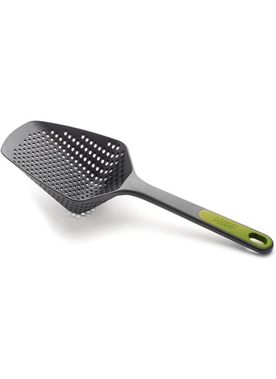 Buy Scoop Colander Strainer Slotted Spoon Gray Green Large 10160 in Saudi Arabia