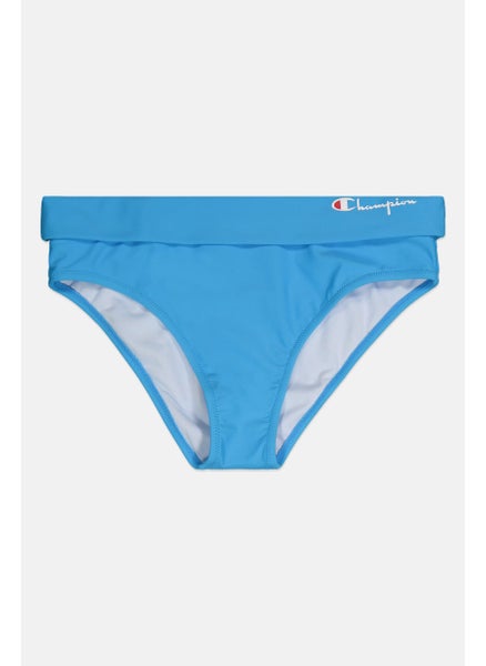 اشتري Women Brand Logo Bikini Bottom, Light Blue في السعودية