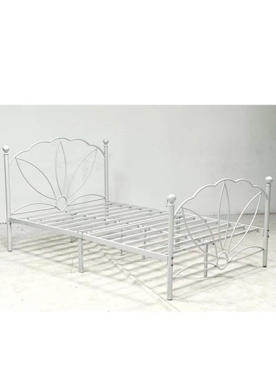 Buy Steel Bed With Thick Steel Base 120*190cm in Saudi Arabia