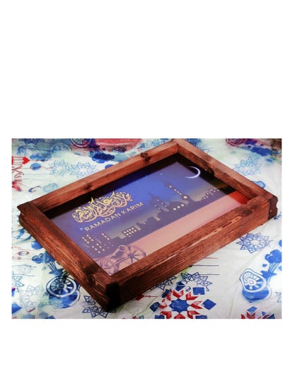 اشتري Luminous wooden tray, Ramadan shapes (Figure 12) في مصر
