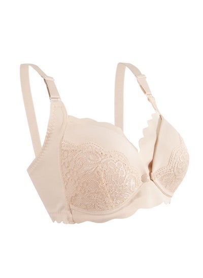 اشتري Elegant Seamless Maternity And Nursing Bra - Beige - Medium في الامارات