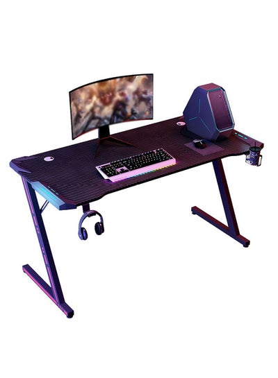 Buy Gaming Desk,39 Inch PC Computer Desk, Home Office Desk Table Gamer Workstation, Simple Game Table, Black in UAE