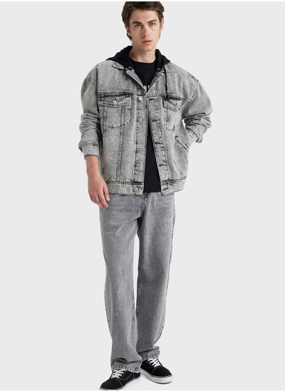 Buy Light Wash Denim Jacket in Saudi Arabia