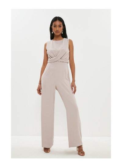 اشتري Wrap Detail Wide Leg Jumpsuit في السعودية