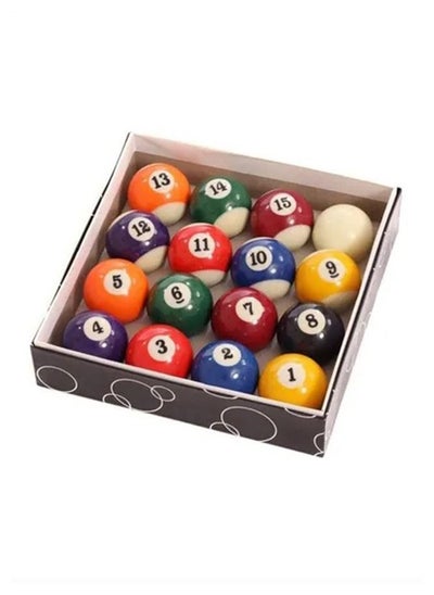 Buy 16 Spots and Stripes Pool Ball Set 2" Billiard Ball in UAE