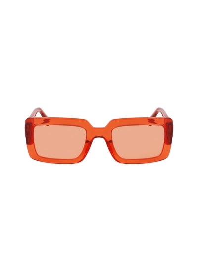 Buy Women's UV Protection Rectangular Shape  Sunglasses LO743S-842-5323 - Lens Size: 53 - Orange in UAE