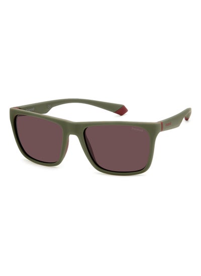 اشتري Unisex UV Protection Sunglasses Pld 2141/S Green 43.4 - Lens Size: 57 Mm في الامارات