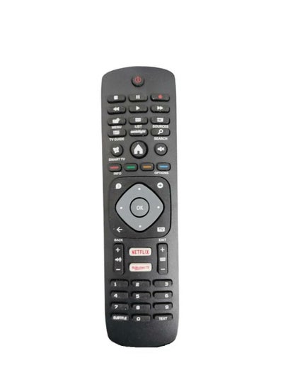 اشتري Philips TV Remote Control | Universal Remote Control For Philips Smart LED LCD TV With Netflix & Rakuten TV Key Buttons في الامارات