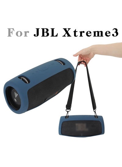 اشتري Suitable For Jbl Xtreme 3 ​​War Drum Third Generation Bluetooth Speaker Silicone Sleeve Storage Bag Speaker Portable Bag Anti-Collision Silicone Speaker Storage Bag في السعودية