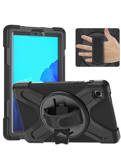 Buy Galaxy Tab A7 Lite 8.7 inch Rugged Case 2021 (T220 T225 T227) Heavy Duty Shockproof Case Protective Cover with Strap Kickstand for Samsung Galaxy Tab A7 Lite 8.7" 2021 in UAE