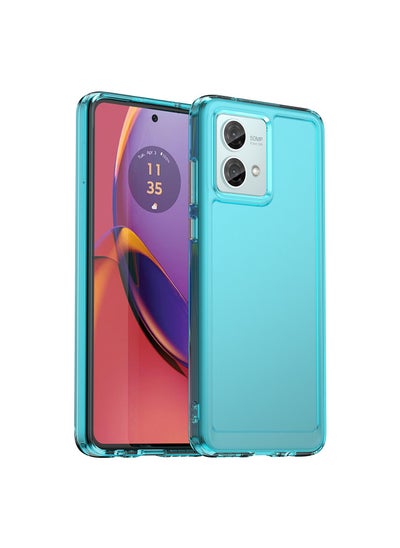 Buy Shockproof Protection Phone Case for Motorola MOTO G84 5G Blue in Saudi Arabia