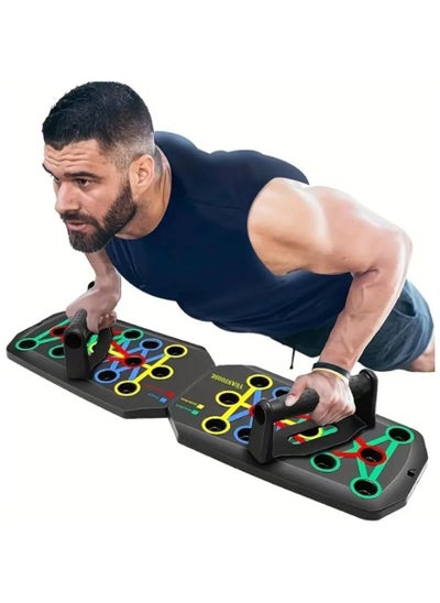 Buy Push Up Board System 30 in 1 Body Building Exercise Tools Workout Push Up Stands Multifunctional Push Up Workout Board Training System For Men Women Strength Training Equipment in UAE