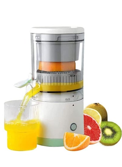 اشتري Portable Blender, Electric Citrus Juicer Rechargeable Hands-Free Masticating Orange Juicer Lemon Squeezer with USB Travel Cup for Gym, Car, Office, On The Go في الامارات