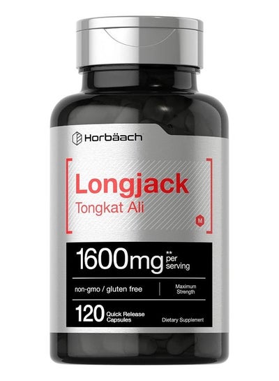 اشتري Longjack Root Extract Powder 120 Capsules في الامارات