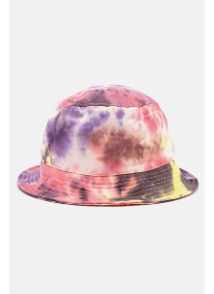 اشتري Men Tie-Dyed Bucket Hat, Purple Combo في السعودية