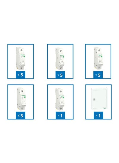 Buy Schneider Electric, Acti9 Disbo 18Way 125A Panel + 19 Resi9 Mcbs in Egypt