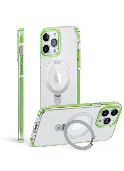 Buy UPRO Ostand Hue Series (X00FX0609) Case For iPhone 15 Pro Max Green in UAE