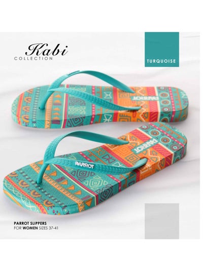 Buy Parrot flipflop for women Kabi Turquoise in Egypt