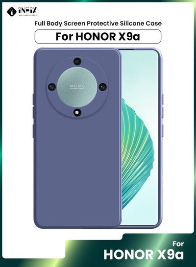 Buy Soft Silicone Protective Case Cover For Honor X9A-Light Purple in Saudi Arabia