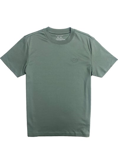 Buy Men's Smart Tee Green in UAE