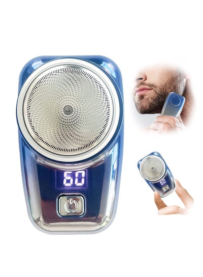 Buy Mini Shaver Portable Electric Shaver Electric Razor for Men USB Rechargeable Waterproof Shaver Wet and Dry Use Suitable for Home Car Travel in Saudi Arabia