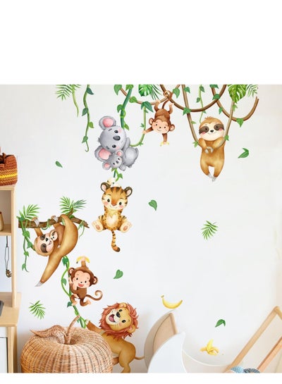 Buy Cartoon DIY Wall Stickers, Children DIY Art Decal, Removable and Water Proof Wall Decoration, Mural Decorate for Nursery Playroom Decor, Kids Room Home Decorations Boys Bedroom Art in Saudi Arabia