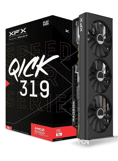 Buy XFX SPEEDSTER QICK319 RADEON RX 7800 XT CORE Gaming Graphics Card with 16GB GDDR6 HDMI 3xDP, AMD RDNA™ 3 in UAE