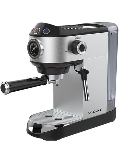 Buy Sokany Espresso Coffee Machine SK-696B – 1450W, 1 Liter Capacity in Egypt