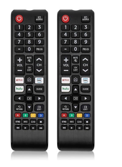 Buy Universal Remote for All Samsung TV Remote, Replacement Compatible for All Samsung Smart TV, QLED, LED, LCD, HDTV, 4K 8K UHD Smart TV (BN59-01315A) PACK OF 2 in UAE