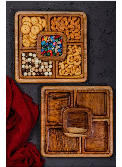 Buy Nuts Wooden Platter in Egypt