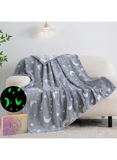 Buy Glow in The Dark Blanket Personalized Blanket For Kids,50x60inch Throw Blankets Super Cozy Plush Soft Fleece Blanket for Girls Boys Birthday Gifts in UAE