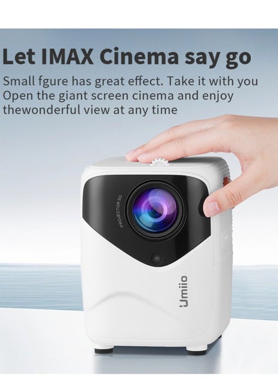 Buy 5g Multimedia Android Projector Intelligent Screen Projection Wi-Fi and Bluetooth Portable Indoor & Outdoor Theatre in UAE