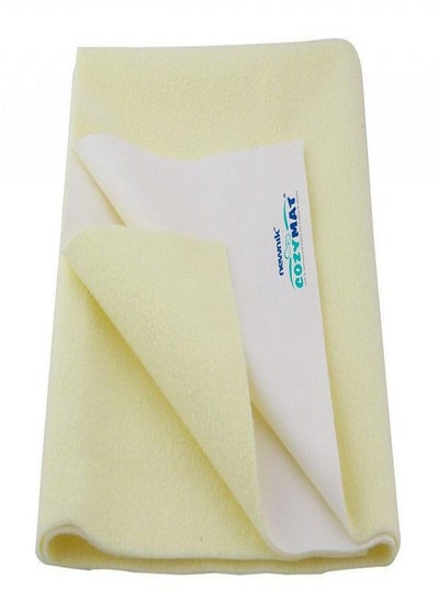 Buy Newnik Baby Mat Waterproof Dry Sheet / Reusable Absorbent Sheets/Underpads (Size: 70cm X 50cm) Yellow, Small in UAE