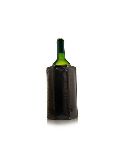 Buy Vacu Vin Active Cooler For Wine Bottle Black in UAE