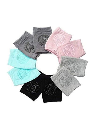 Buy COOLBABY 5 Pairs Baby Kneepads Crawling Anti Slip Knee Breathable High Elastic Sponge Kneepads For Baby Multicolor in UAE