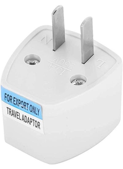 Buy Universal UK Eu Au To Us Travel Power Plug Adapter in UAE