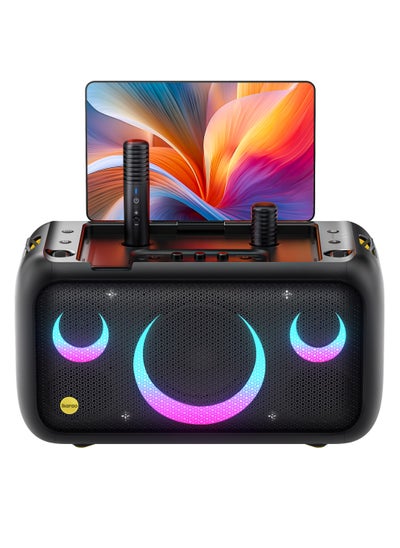 Buy Karaoke Machine for Adults with Lyrics Display Built-in 13.3" Screen 64GB Karaoke Tablet Truly All in One Karaoke Machine with 2 Wireless Microphone (Hidden & Self Charging) 800W Bluetooth Speaker for Party TV in Saudi Arabia