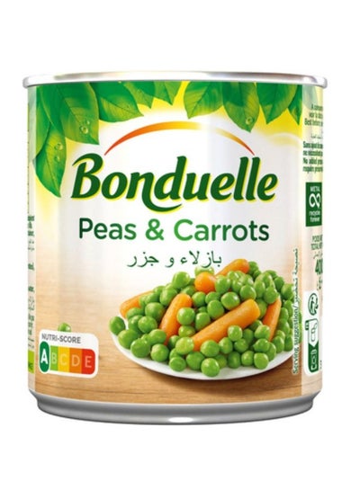 اشتري Bonduelle Carrot With Peas 400 G في الامارات