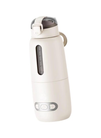 اشتري Portable Milk Warmer Milk Warmer Electric Water Bottle Portable Water Bottle Warmer Rechargeable Quick Vehicle, Beige 300ml في السعودية