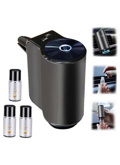 Buy Smart Car Air Freshener with Three Adjustable, Intelligent Car Aroma, Smart Car Aromatherapy Diffuser,Ultrasonic Atomizer in UAE