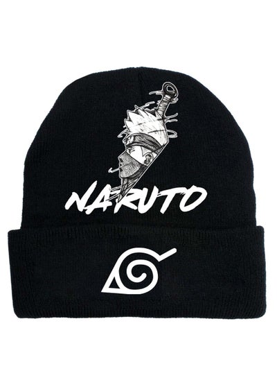 Buy Naruto Knitted Cartoon Printed Hat in Saudi Arabia