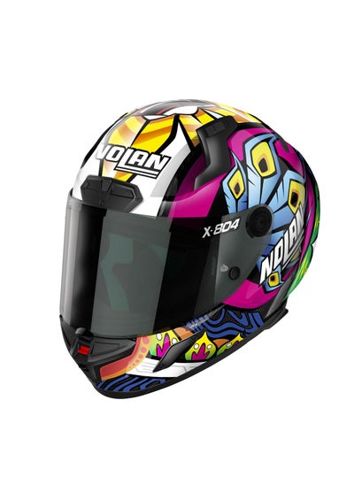 Buy Nolan X-804 RS Ultra Carbon Chaz Davies Replica Helmet in UAE