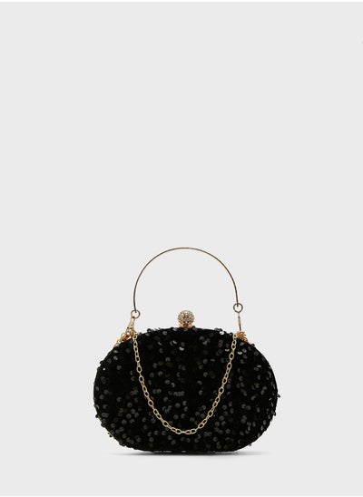 Buy Sequin Round Clutch Bag in Saudi Arabia