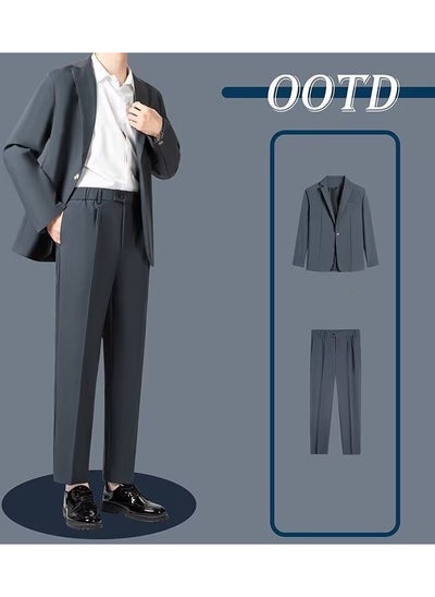 اشتري New Handsome Loose Suit Two-Piece Set في السعودية