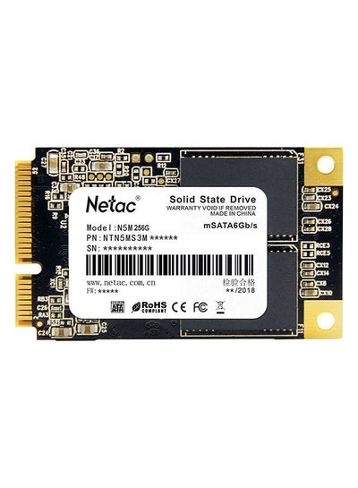 اشتري N5M 256GB Solid State Drive mSATA Interface SSD High-speed Transmission Small Compact Design Wide Compatibility في السعودية