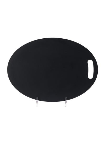 Buy black oval cutting board 35x25cm in Saudi Arabia