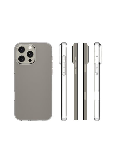 Buy Protective Case Cover For iPhone 16 Pro Max Clear in UAE