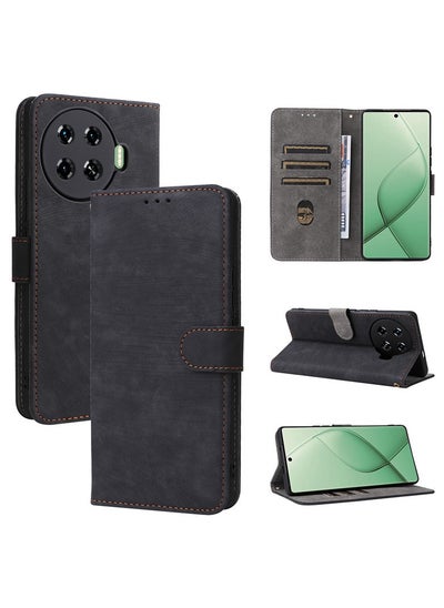 اشتري Phone Case for Tecno Spark 20 Pro Plus with RFID Security Protection Flip PU Leather Wallet Case with Card Holder Shockproof Protective Cover في السعودية