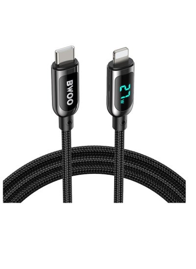 اشتري Bwoo Charging & Data Cable, Nylon Braided 27W Fast Charging Type-C to iPhone Cable في الامارات