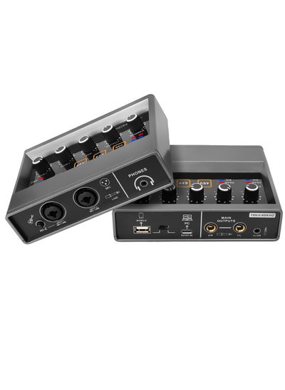 Buy Audio Interface 2x2Computer Professional Audio Interface USB 2.0 with Touch Model Bit 48 kHz Music Interface with 48V Phantom Power for Live Streaming Podcasting Audio Interface for Mac PC in UAE